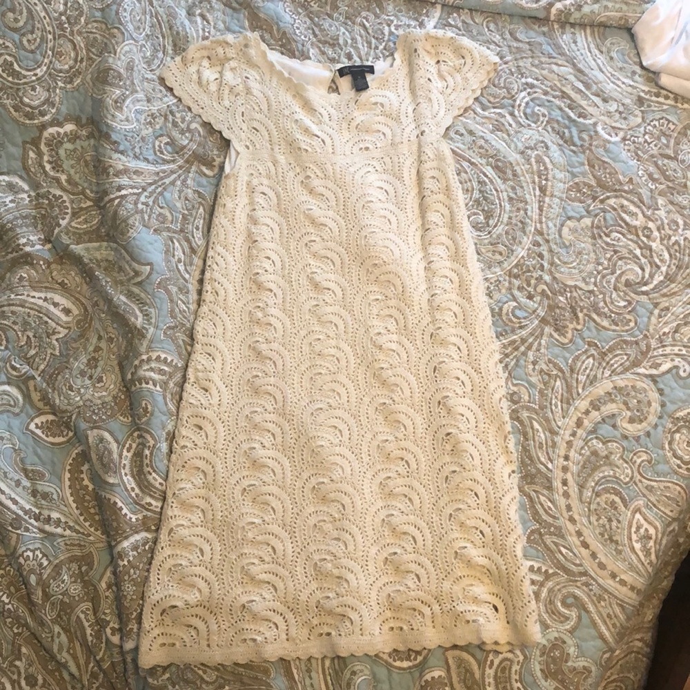 I.N.C. Off White Knit Dress